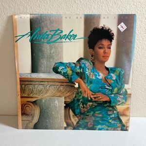 Anita Baker Vinyl Record with Floral Cover